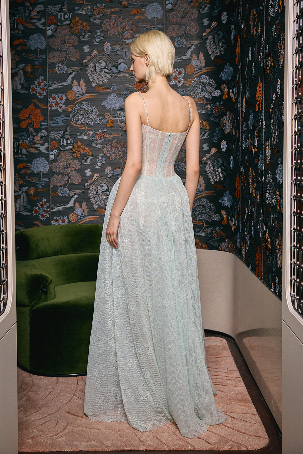 elegant a line wedding dresses Elegant A-line V-neck Flower Appliques Wedding Dress